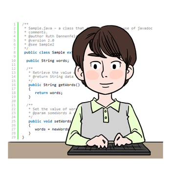 웹 개발자의 설명을 돕기 위한 일러스트