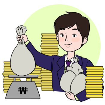 금융자산운용가의 설명을 돕기 위한 일러스트
