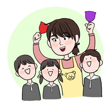 보육교사의 설명을 돕기 위한 일러스트