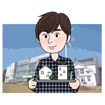 녹색(친환경)건축 전문가의 설명을 돕기 위한 일러스트