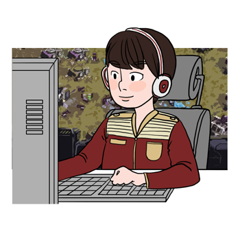 프로게이머의 이해를 돕기위한 일러스트