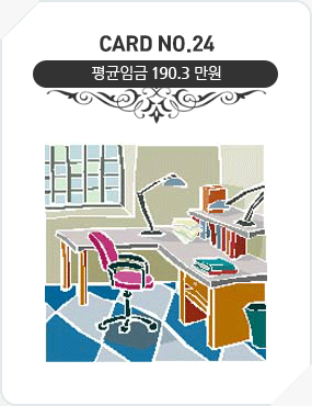 Card No.24 평균임금 190.3만원