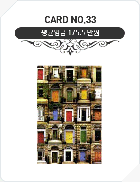 Card No.33 평균임금 175.5만원