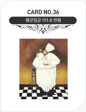 Card No.36 평균임금 151.6만원